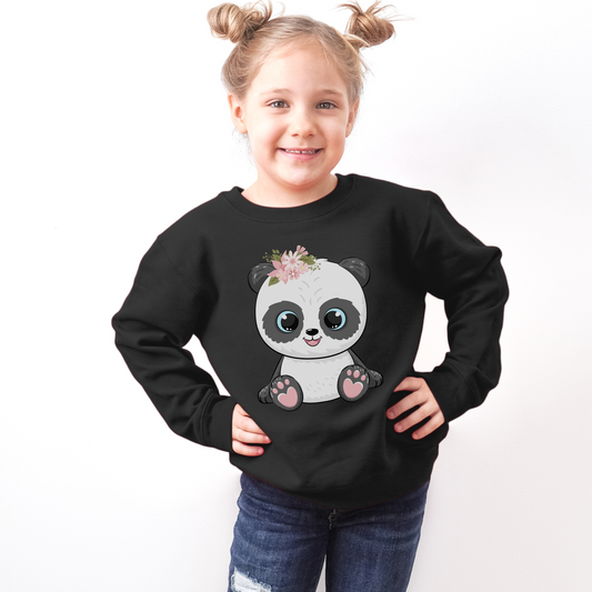 Panda crop top hoodie hotsell
