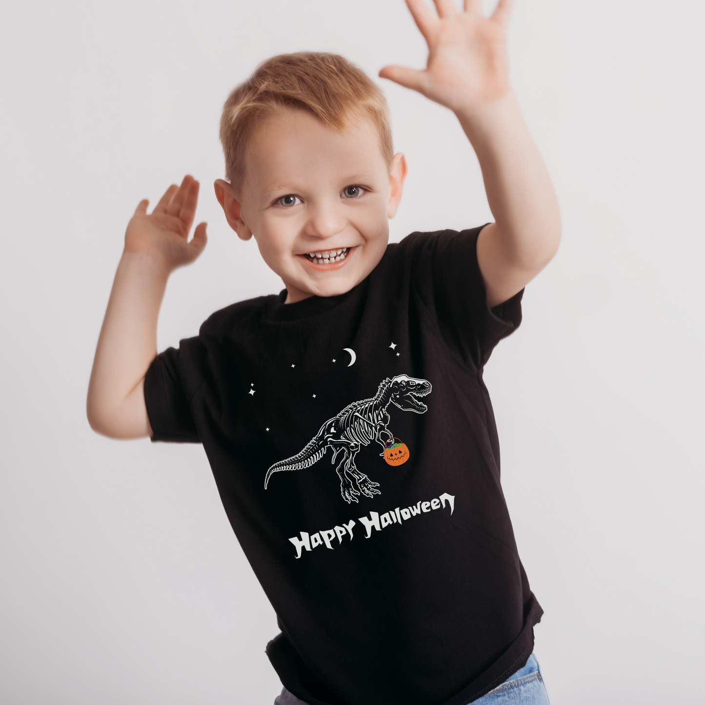 Halloween Dinosaur Skeleton - Kids T-shirt | 3 - 13 years
