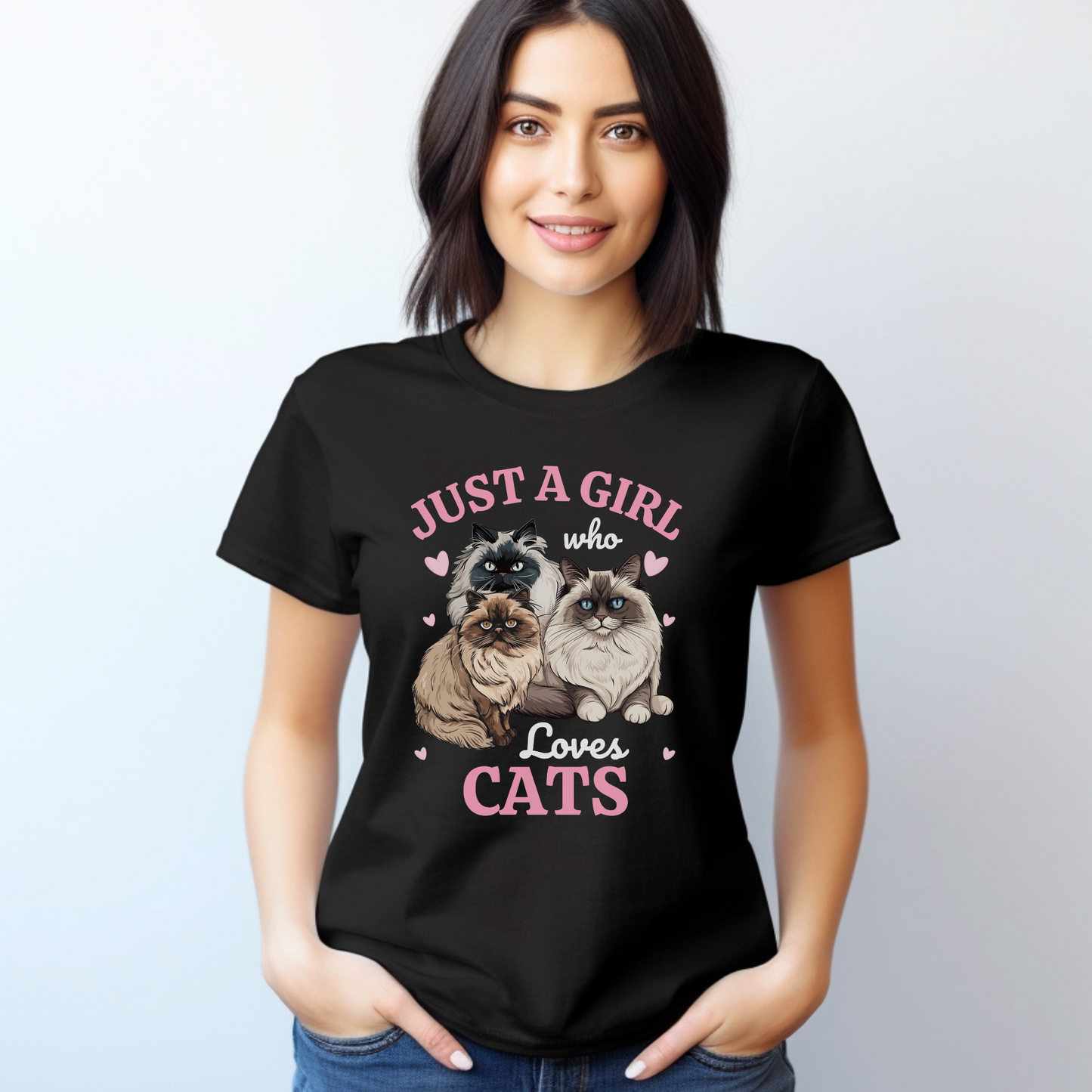 Just a Girl who loves Cats - Women's T-shirt