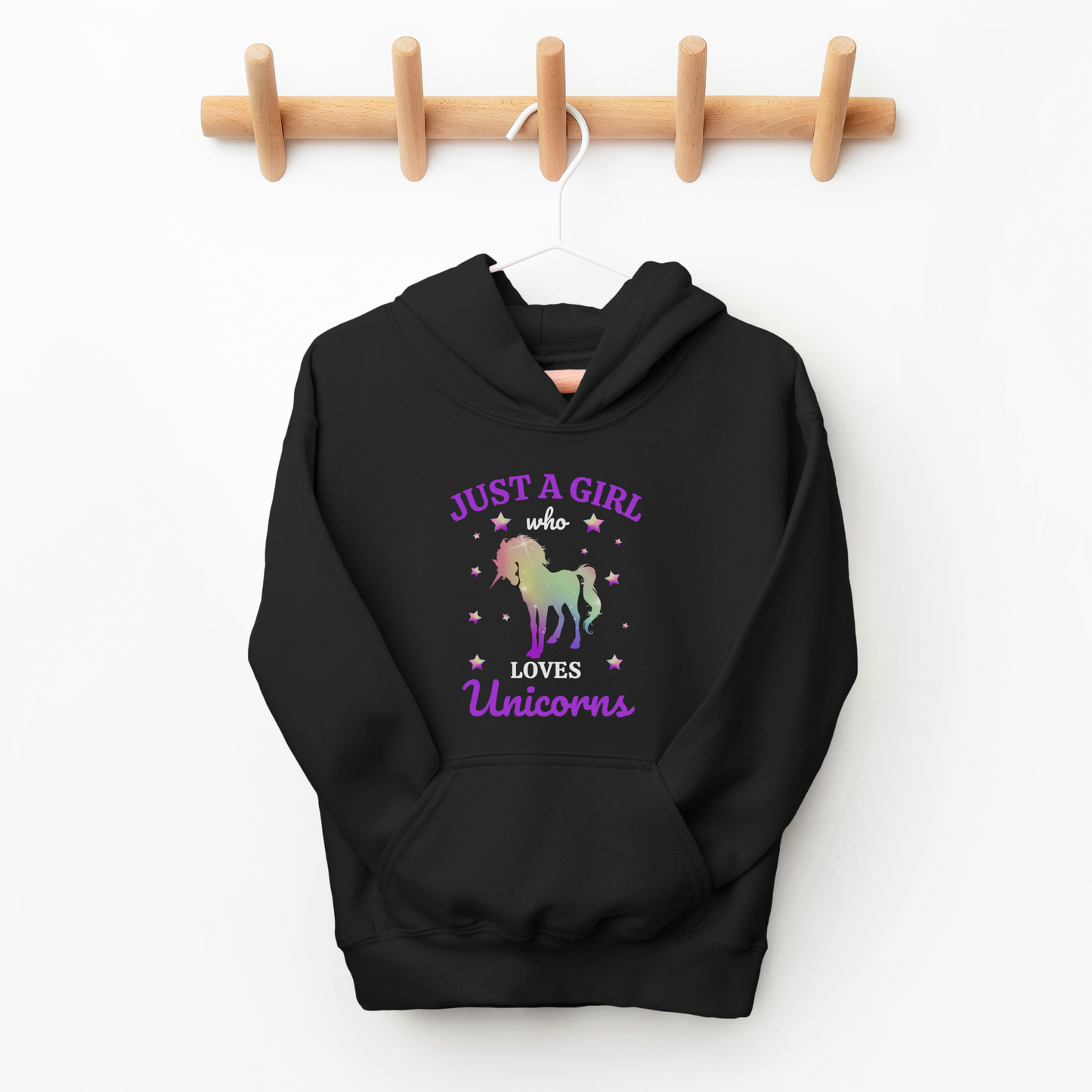 Just A Girl Who Loves Unicorns Hoodie | 3 - 13 years