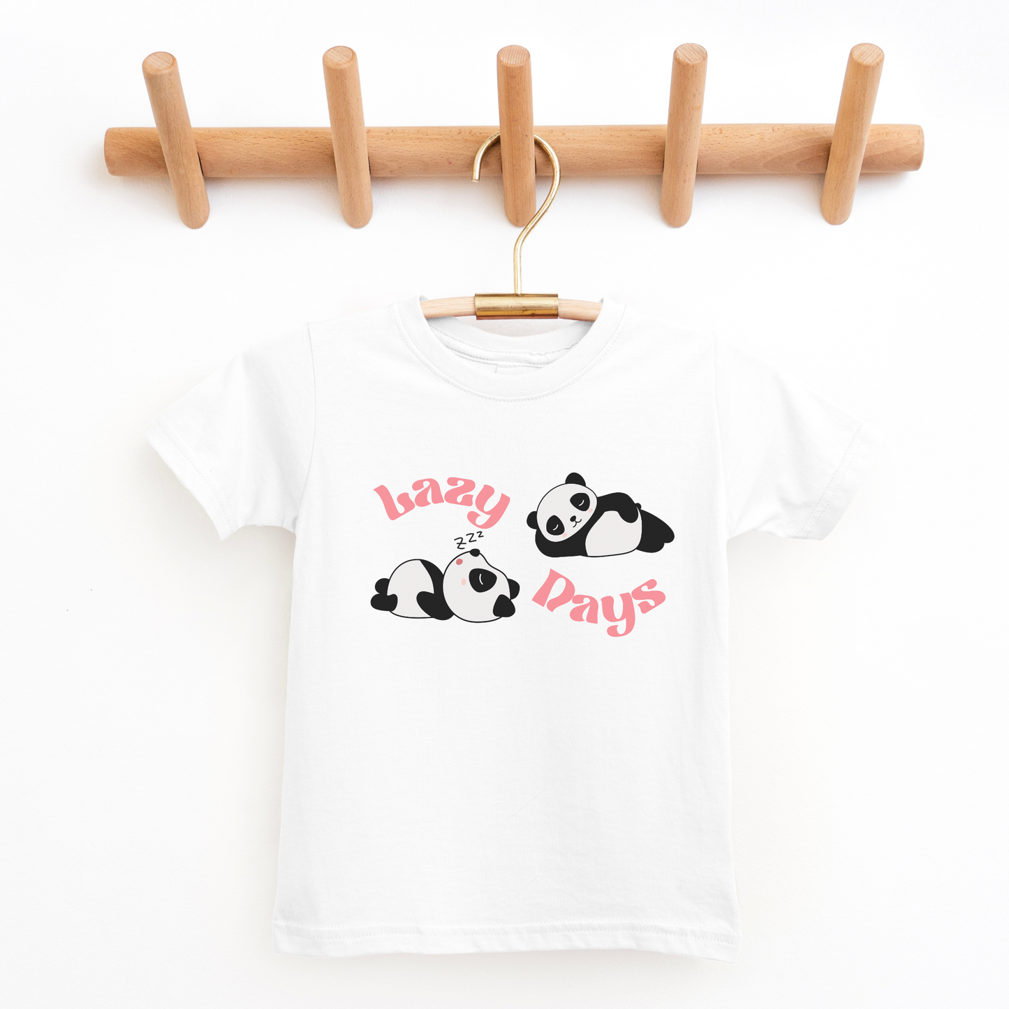 Lazy Days - Girls Panda T-shirt | 3 - 13 years