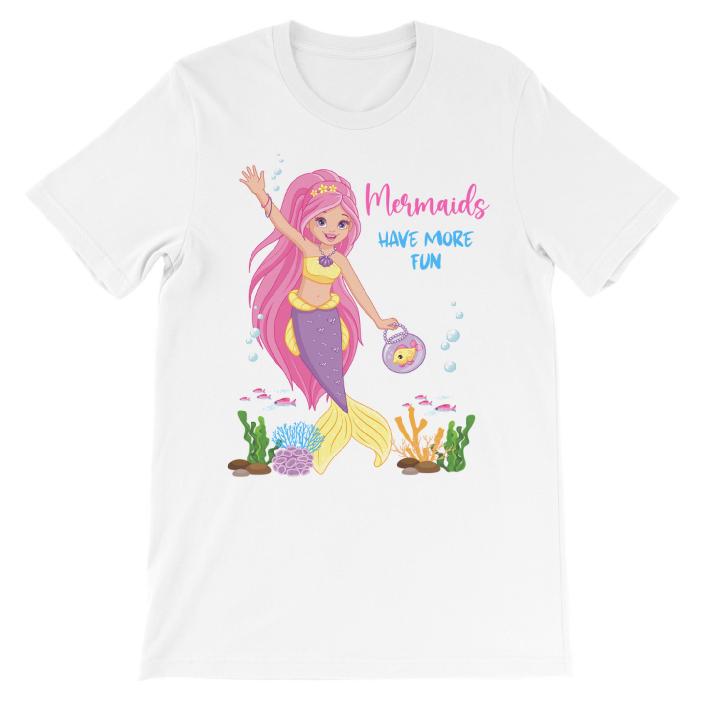 Mermaids Have More Fun- Girls Cotton T-shirt | 3 - 13 years