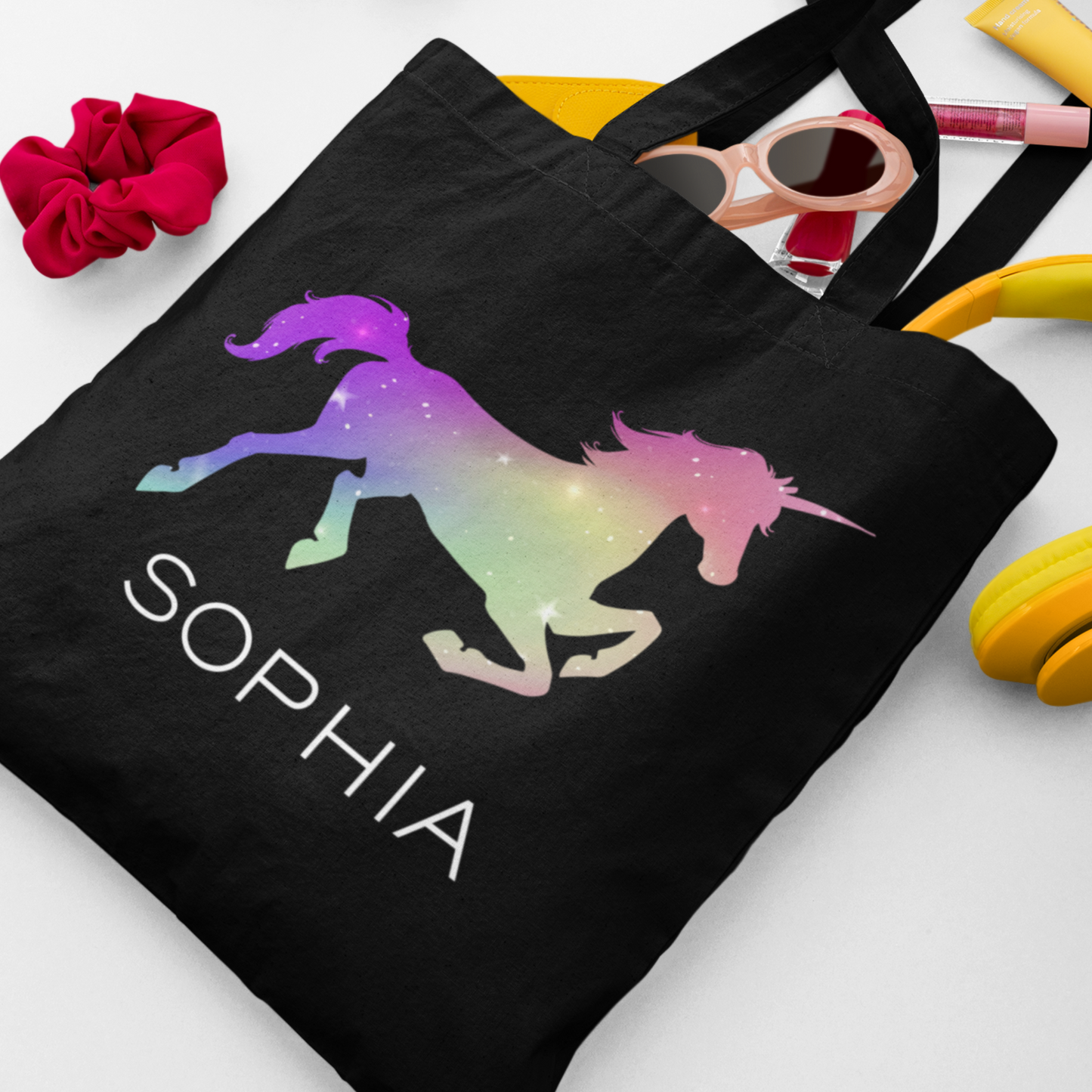 Personalised Unicorn Tote Bag