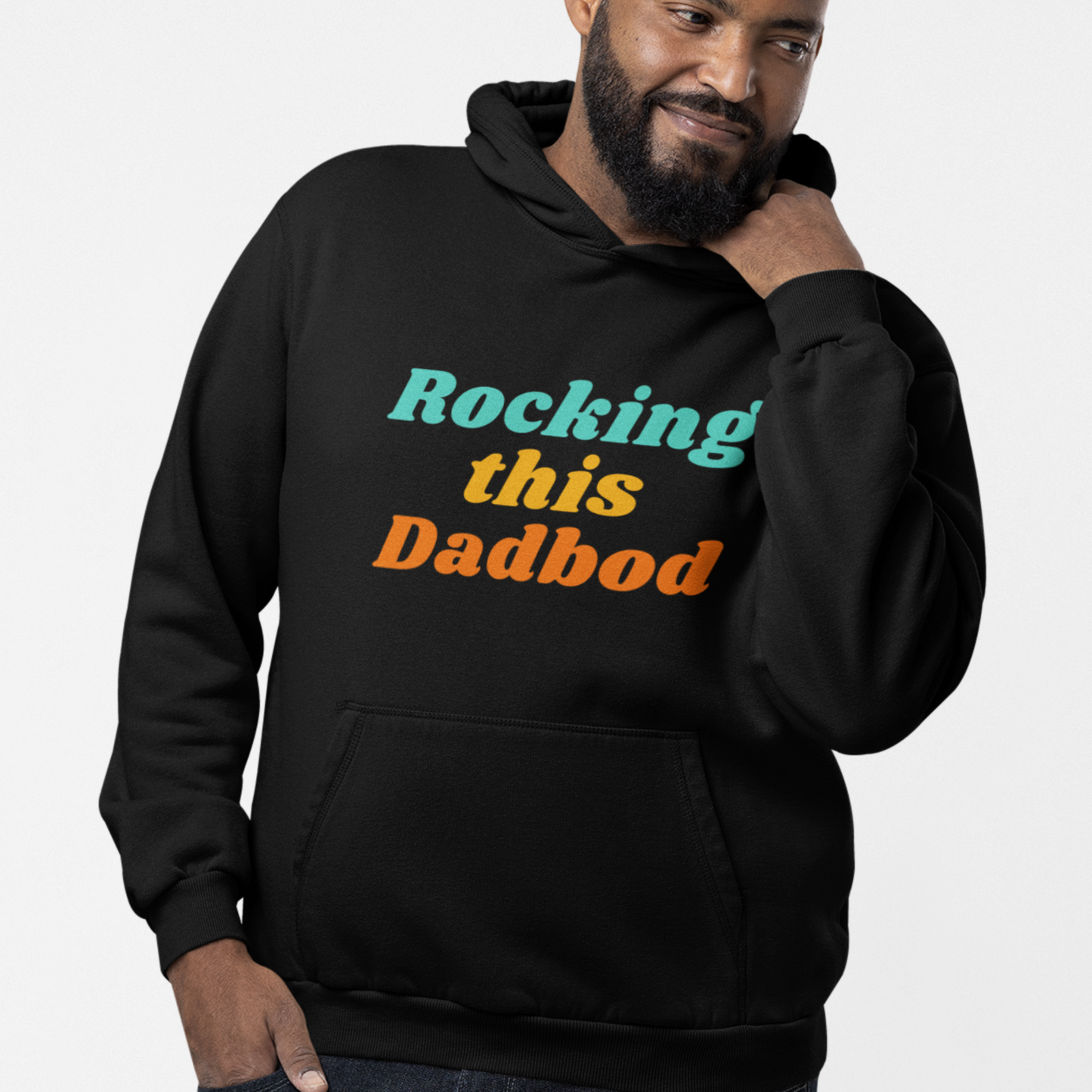 Rocking this Dadbod - Men's Hooded Sweatshirt