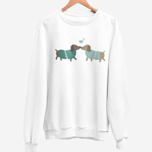 Sausage Dog Couple - Women's Sweatshirt