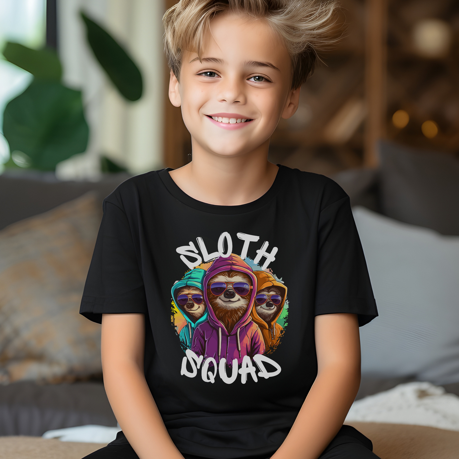 Boys Sloth Squad T-shirt