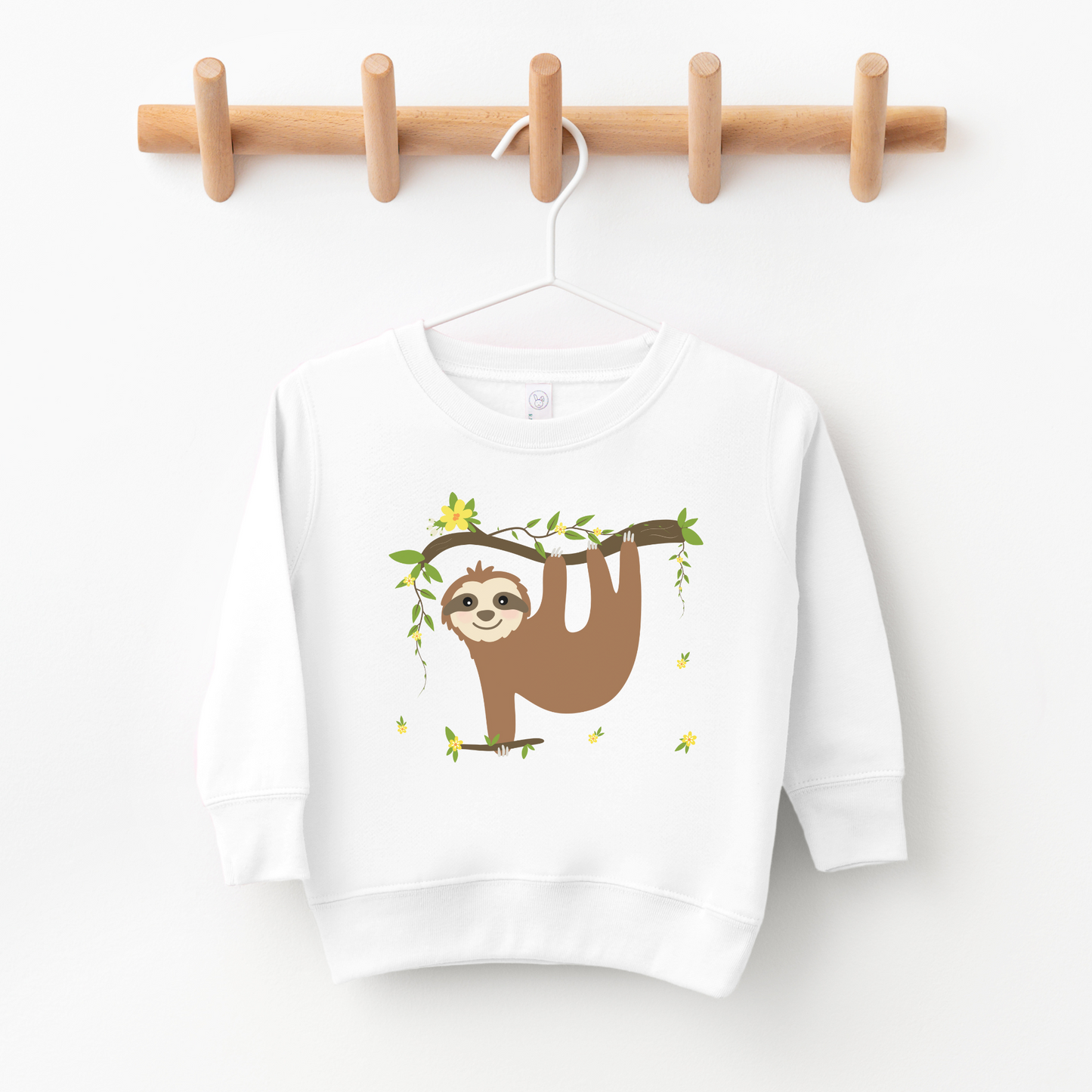 Girls Pretty Sloth Sweatshirt Jumper | 3 - 13 years