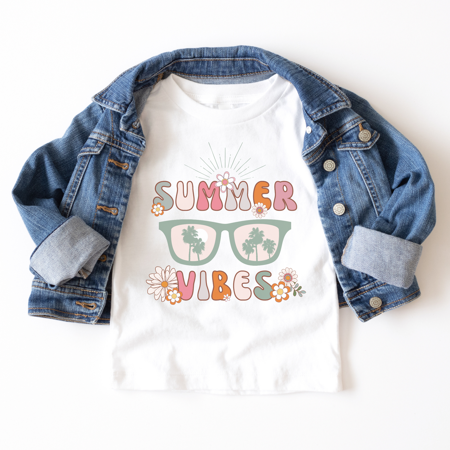 Summer Vibes Print Short Sleeve T-shirt | 3 - 13 years