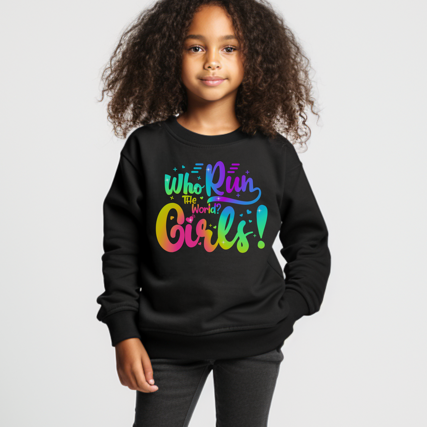 Who Run the World... Girls! - Kids Pullover Sweatshirt