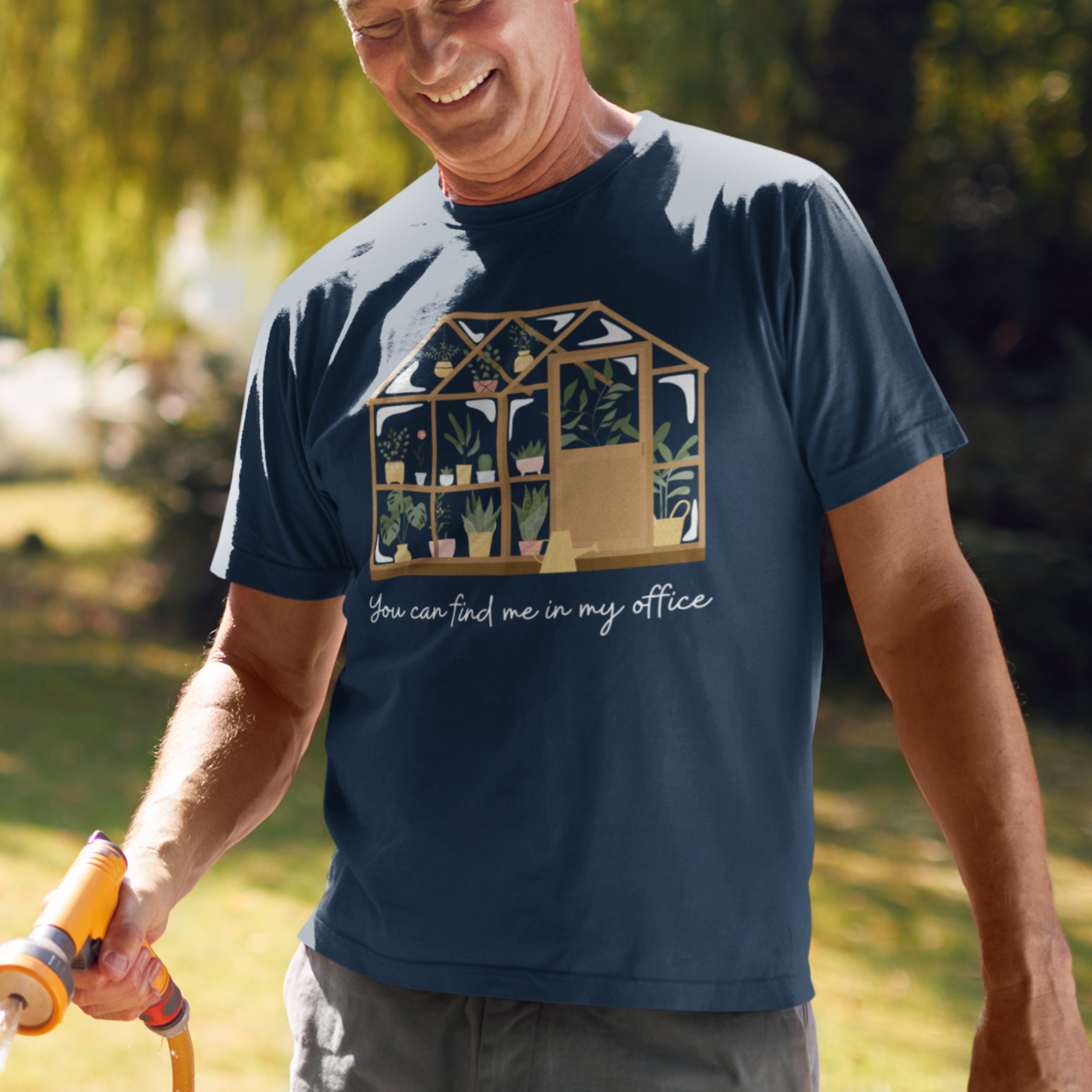 Men's "You Can Find Me in My Office" Greenhouse/Gardening T-shirt