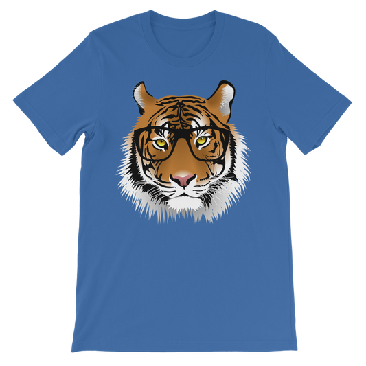Intelligent Tiger - Unisex Kids Funny Tiger T-shirt | 3 - 13 years