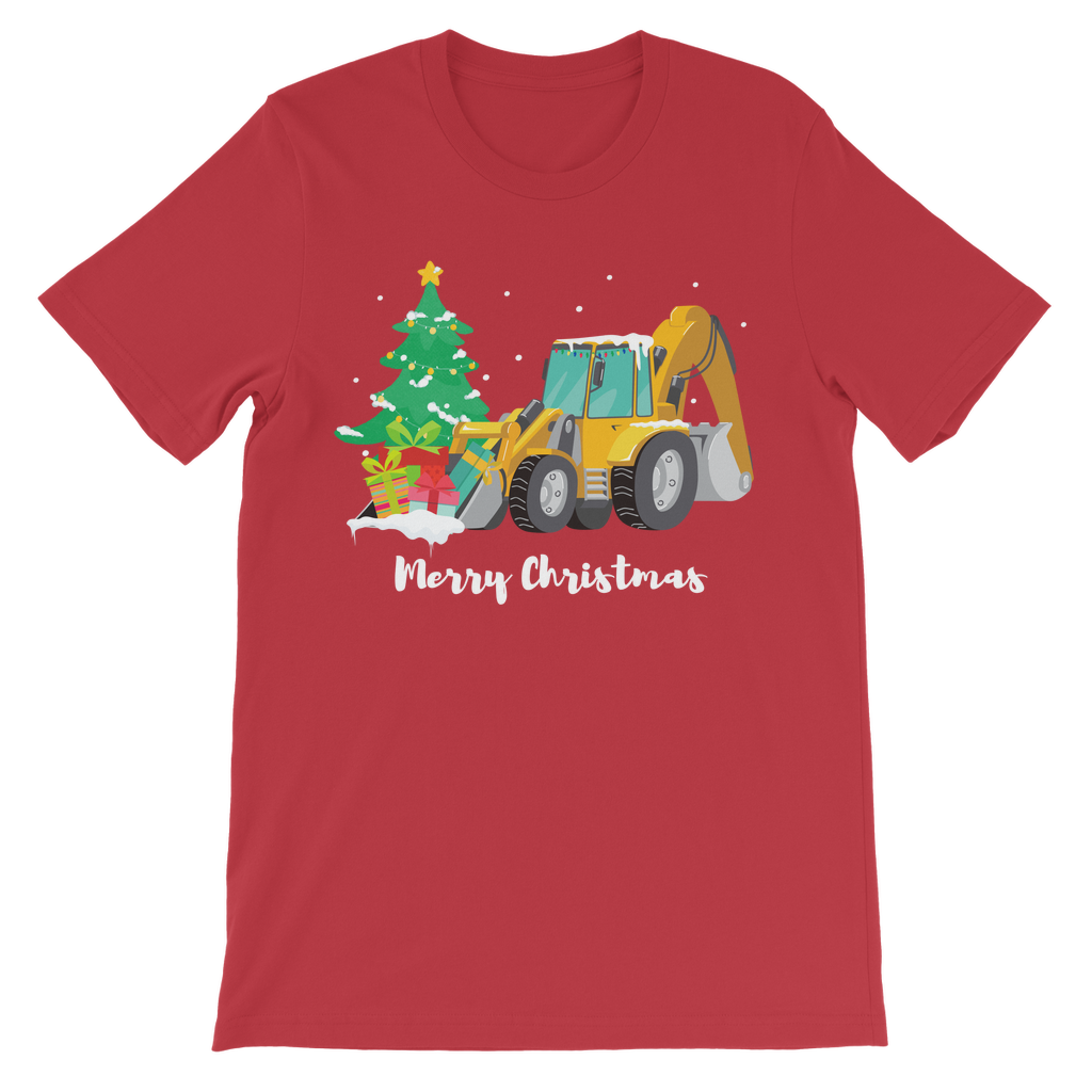 Festive Digger - Kids Christmas T-shirt