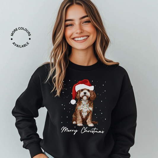 Unisex Christmas Cavapoo Sweatshirt | Small - 5XL