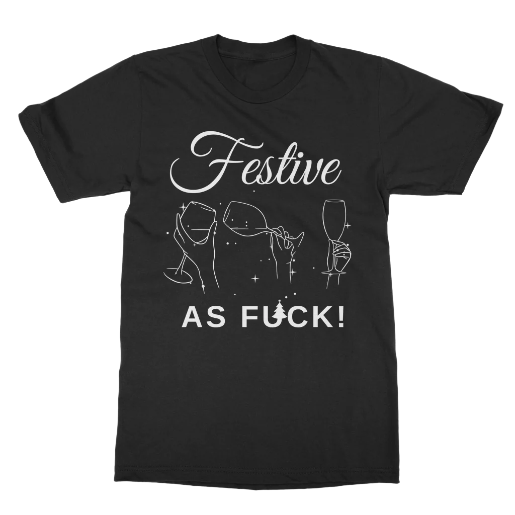 Women's Festive AF Christmas T-shirt | S - 5XL