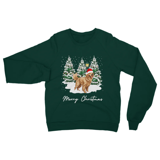 Christmas Golden Retriever - Unisex Adults Xmas Sweatshirt