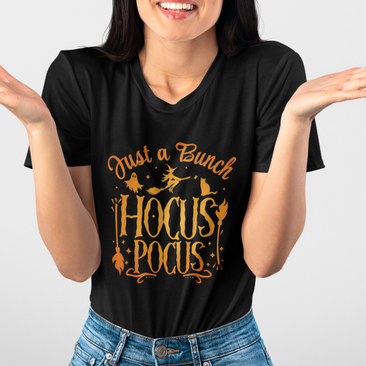 Just a Bunch of Hocus Pocus - Adults Halloween T-shirt