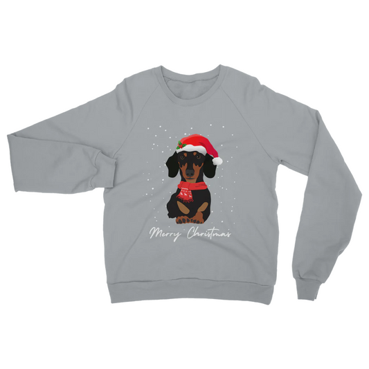 Festive Dachshund - Unisex Adults Christmas Sweatshirt