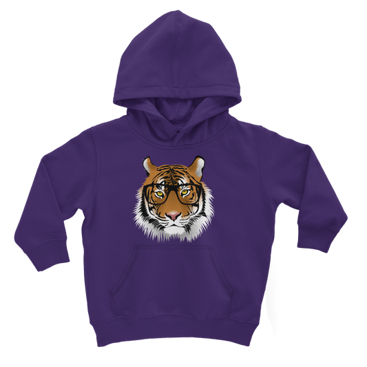 Intelligent Tiger - Unisex Kids Pullover Hoodie | 3 - 13 years