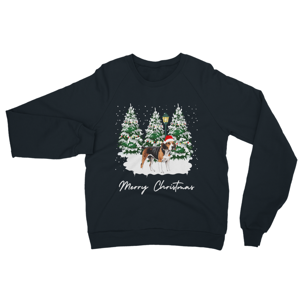 Festive Beagle - Unisex Adults Christmas Sweatshirt