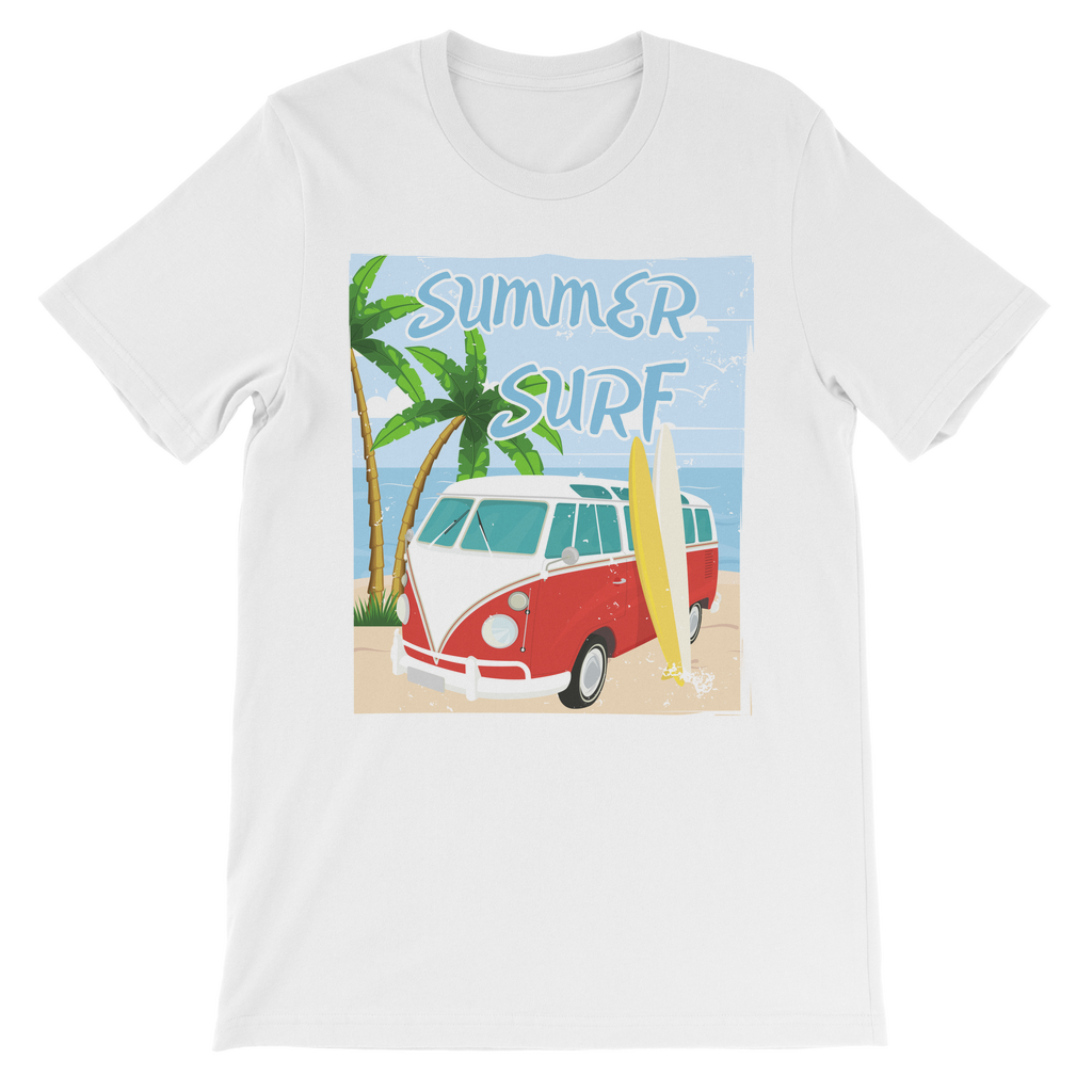 Boys Summer Surf Campervan Beach T-shirt | 3 - 13 years