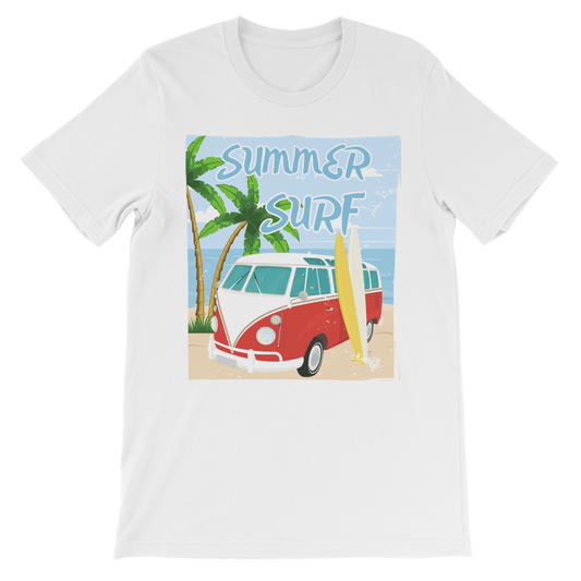 Boys Summer Surf Campervan Beach T-shirt | 3 - 13 years