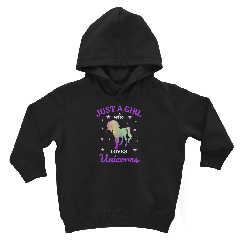 Just A Girl Who Loves Unicorns Hoodie | 3 - 13 years