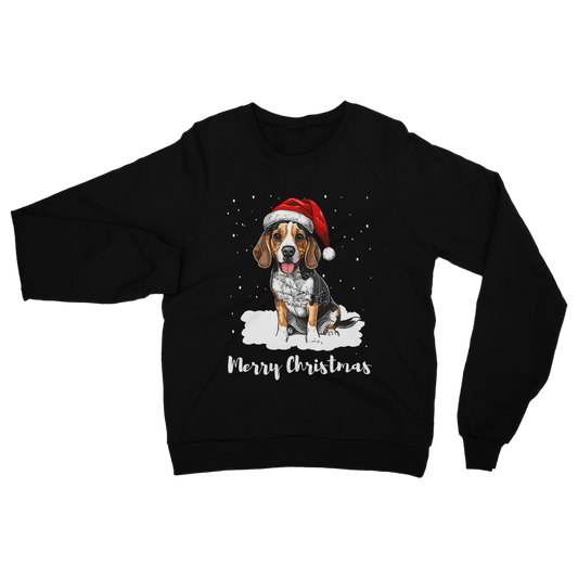 Festive Beagle  - Unisex Adults Christmas Sweatshirt