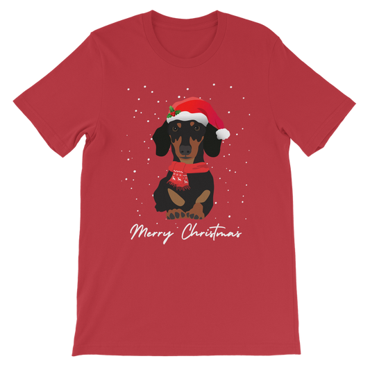 Kids Christmas Dachshund T-shirt | 3 - 13 years