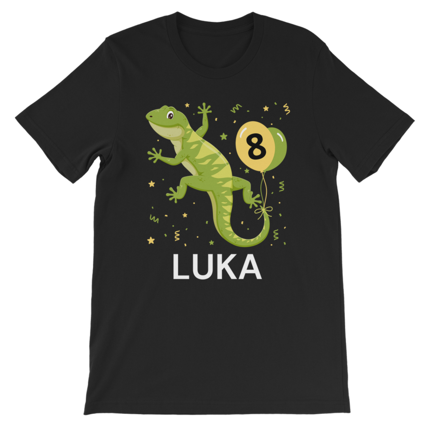 Funny Green Gecko - Kids Birthday T-shirt | 3 - 11 years