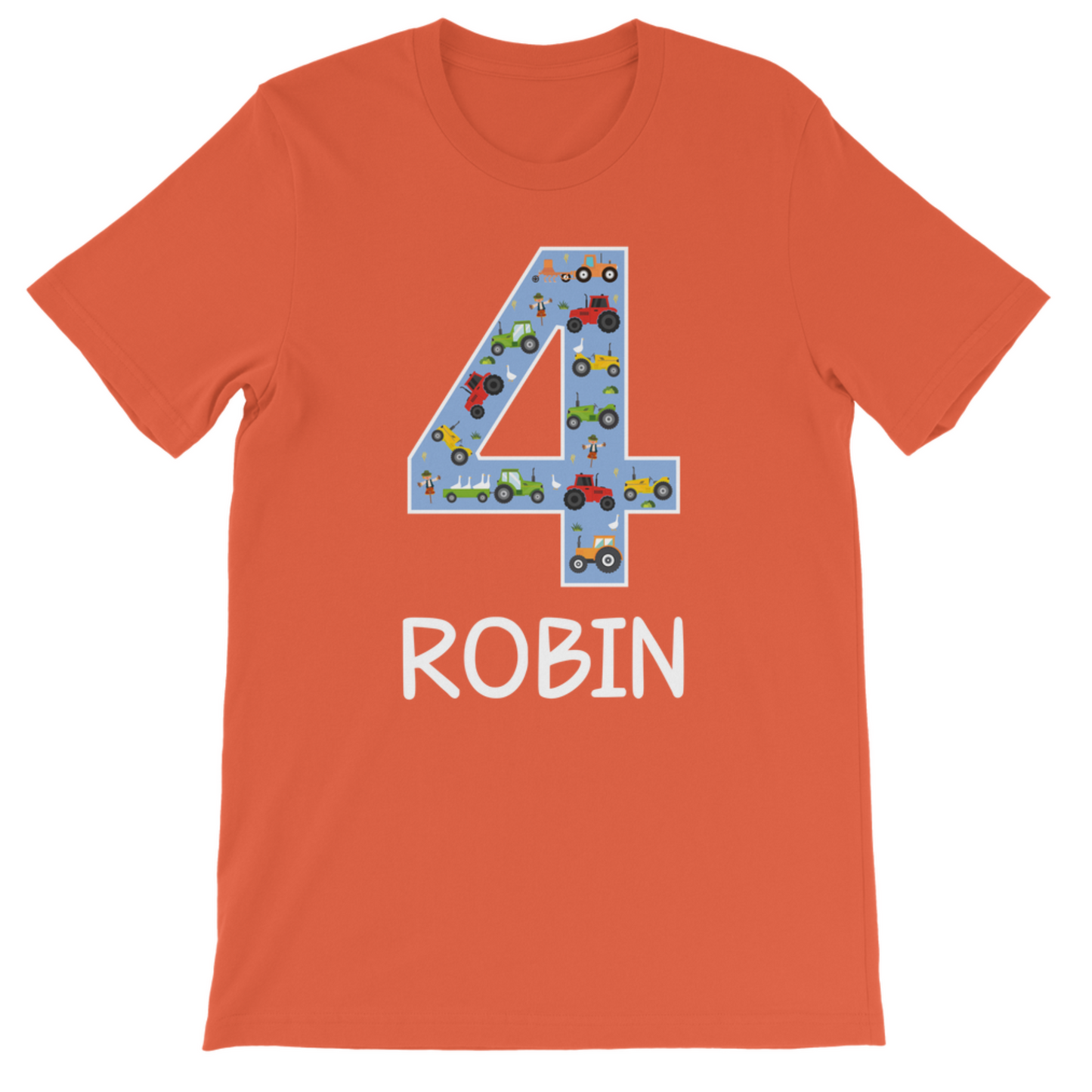 Boys Farm & Tractor Birthday T-shirt | 3 - 5 years