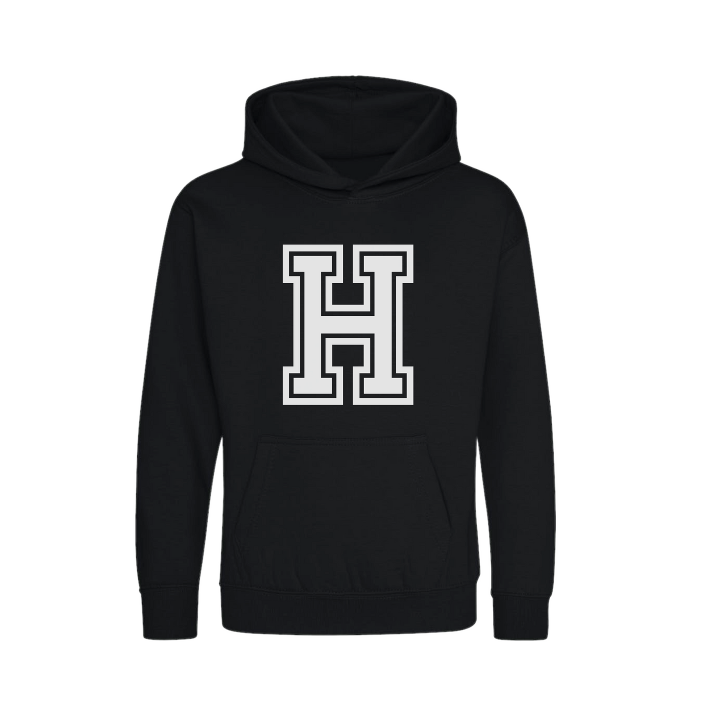 Big Letter A-Z Boys Custom College Initial Personalised Hoodie | 3 - 13 years