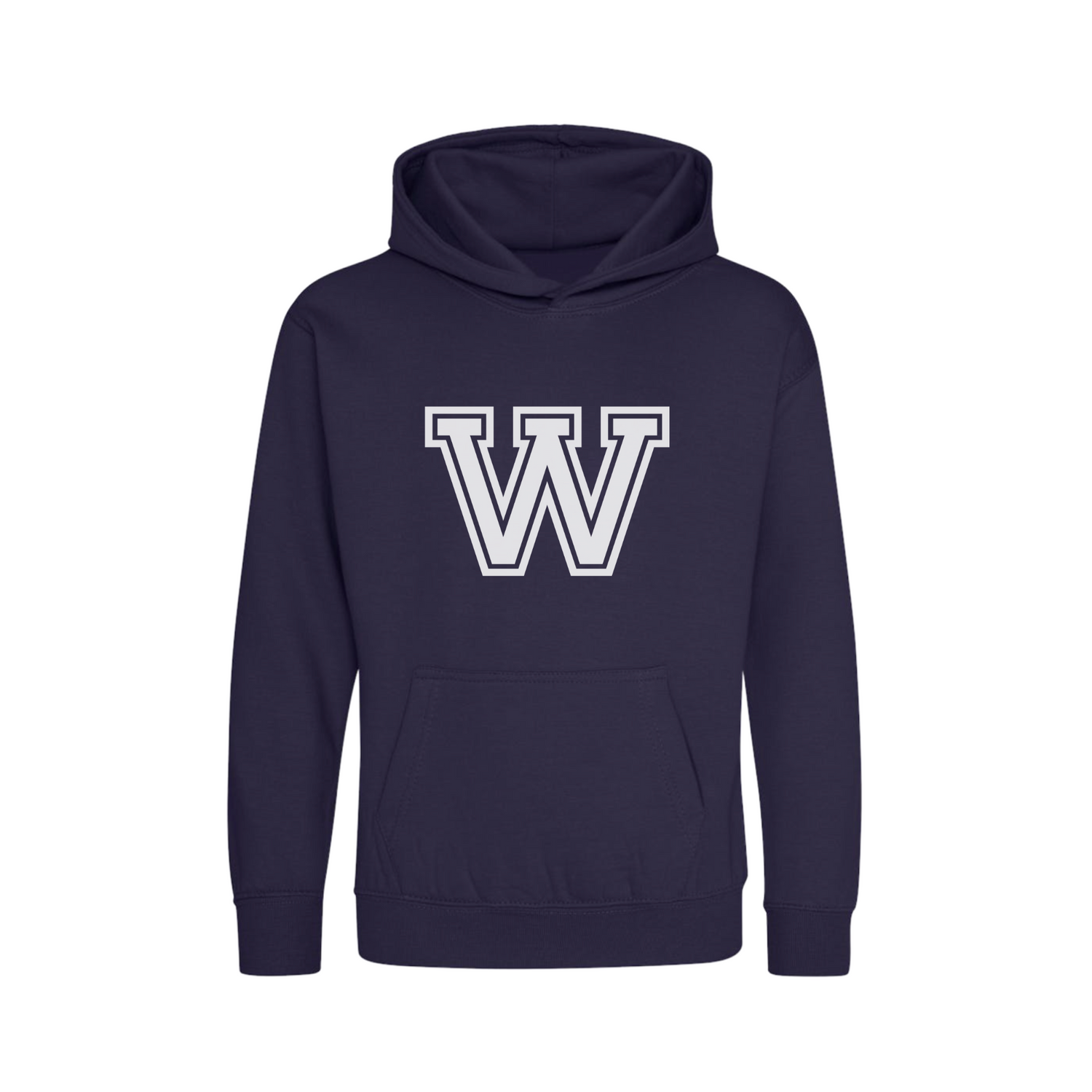 Big Letter A Z Boys Custom College Initial Personalised Hoodie Peachy Finders UK PeachyFinders