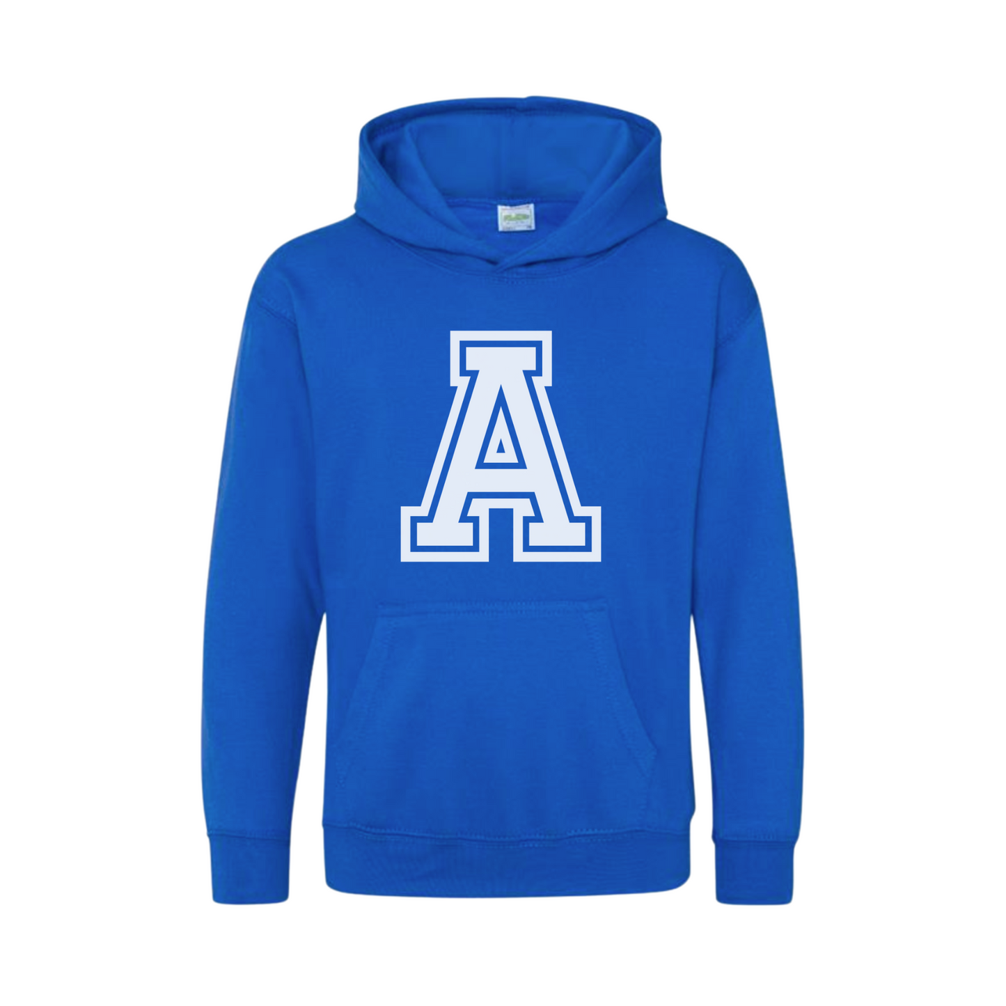 Big Letter A-Z Boys Custom College Initial Personalised Hoodie | 3 - 13 years