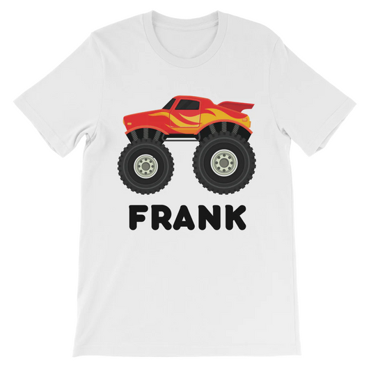 Kids Personalised Monster Truck T-shirt | 3 - 13 years