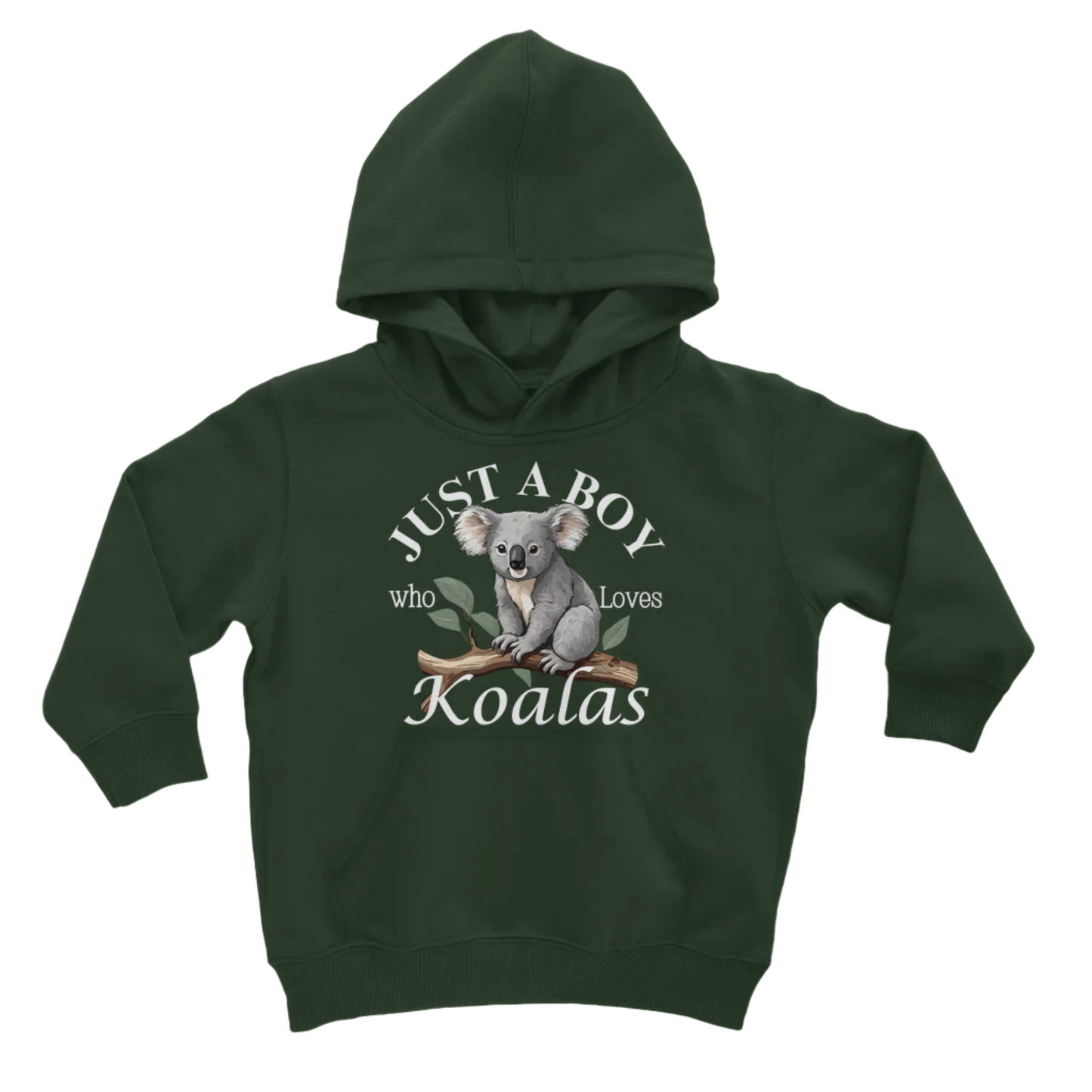 Just A Boy Who Loves Koalas Pullover Hoodie | 3 - 13 years