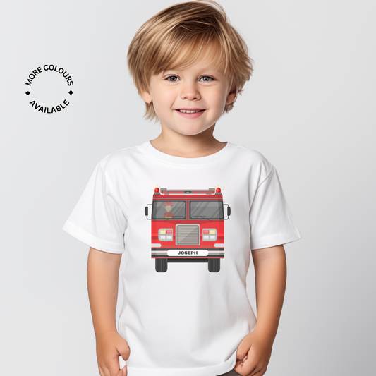 Children's Fire Engine T-shirt | 3 - 8 years