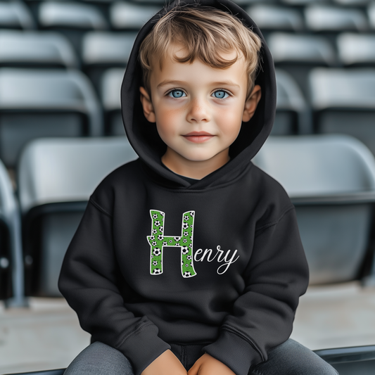 Boys Personalised Football Hoodie | 3 - 13 years