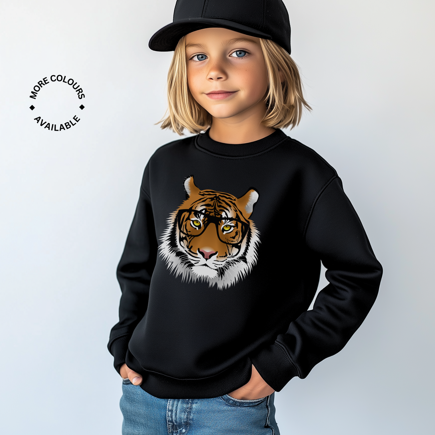 Boys Tiger Sweatshirt Jumper | 3 - 13 years