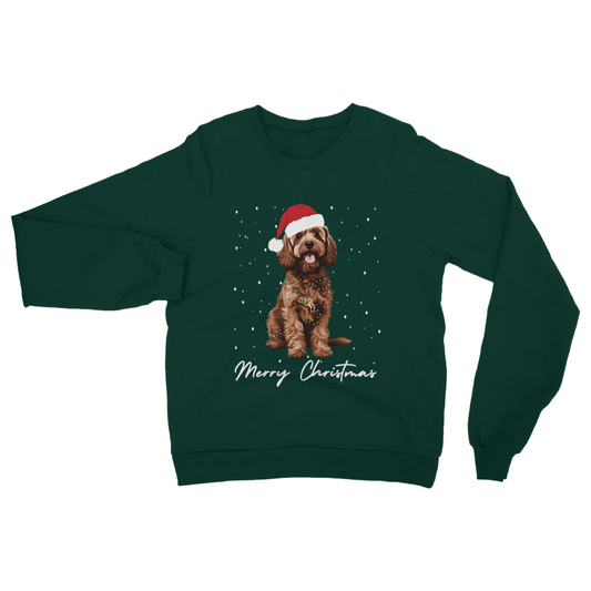 Christmas Brown Cockapoo Jumper - Unisex Adults