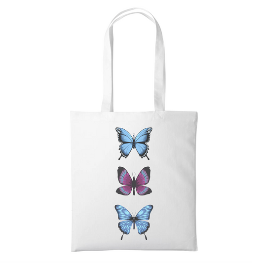 Butterfly Trio - Cotton Tote Bag