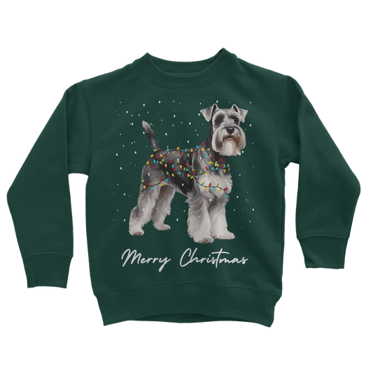 Schnauzer Christmas Jumper - Unisex Kids