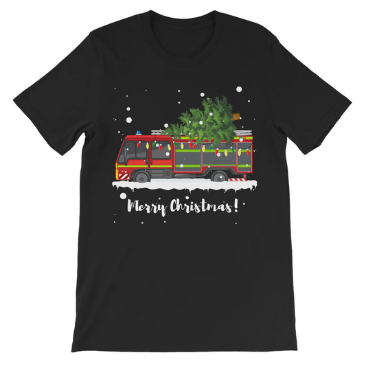 Kids Festive Fire Engine T-shirt | 3 - 13 years