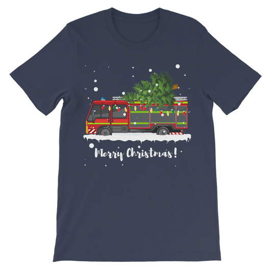 Kids Festive Fire Engine T-shirt | 3 - 13 years