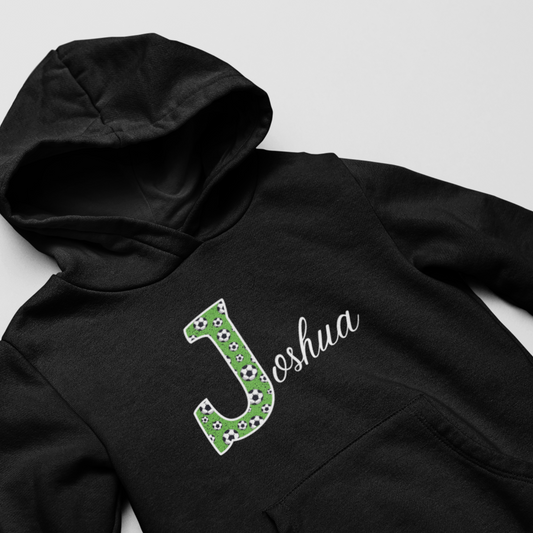 Boys Personalised Football Hoodie | 3 - 13 years