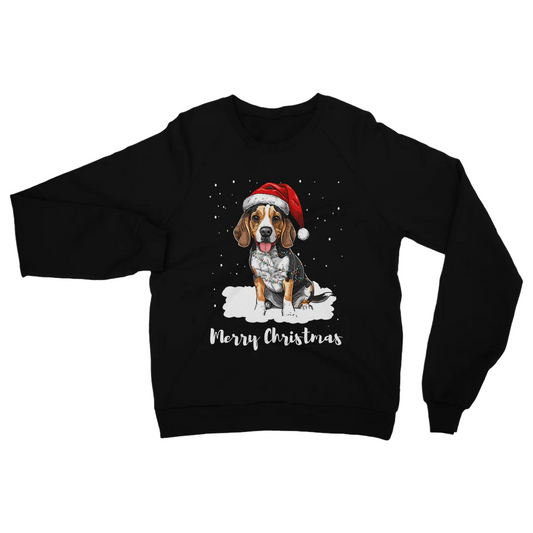 Festive Beagle  - Unisex Adults Christmas Sweatshirt