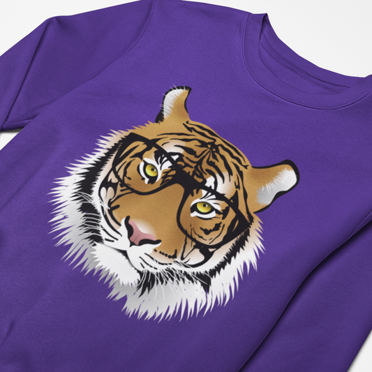 Girls Printed Tiger Sweatshirt Jumper | 3 - 13 years