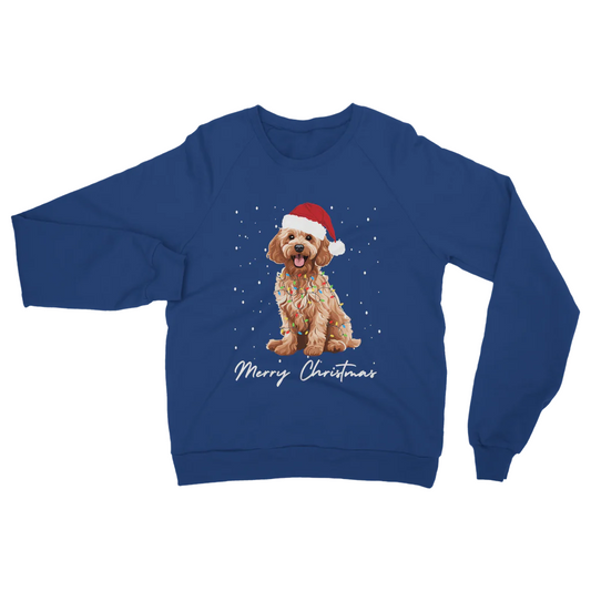 Unisex Adults Christmas Cockapoo Sweatshirt | Small - 5XL