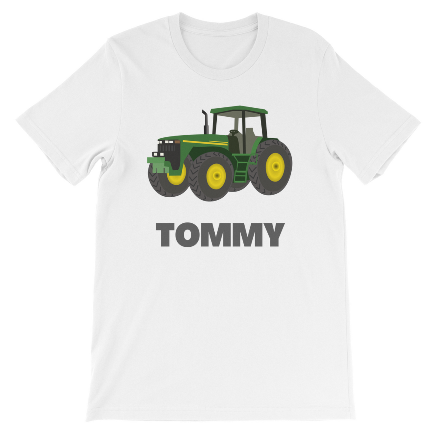 Boys Personalised Tractor T-shirt | 3 - 11 years