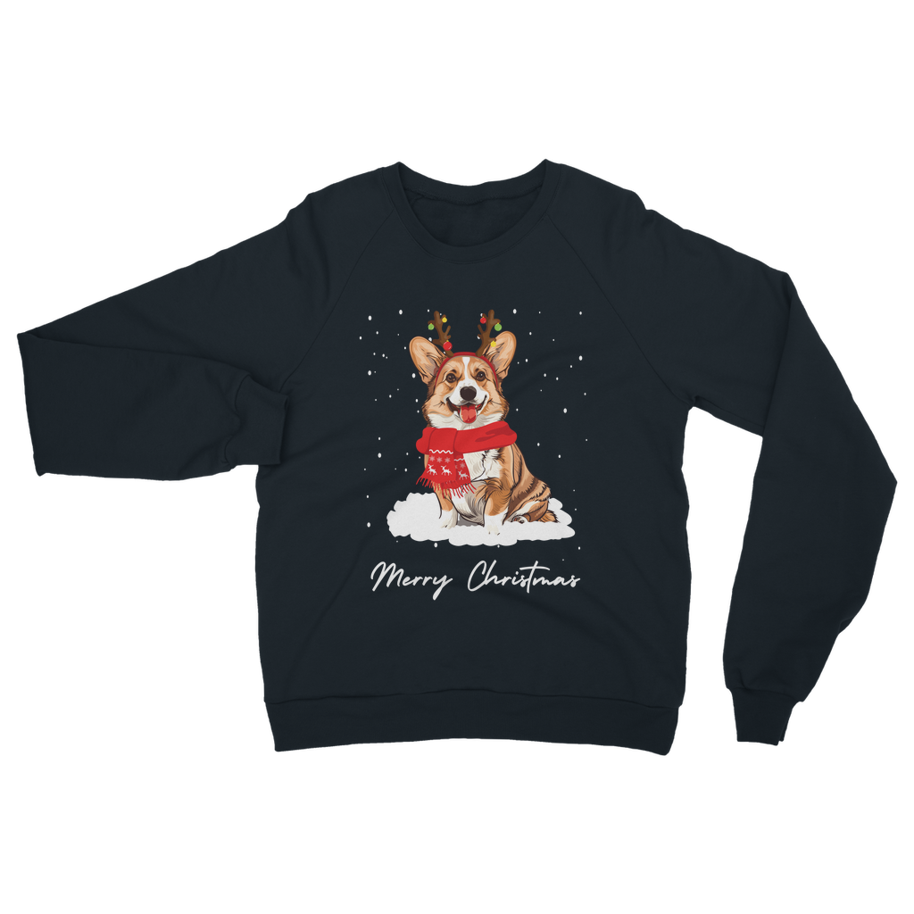 Festive Corgi - Unisex Adults Christmas Sweatshirt