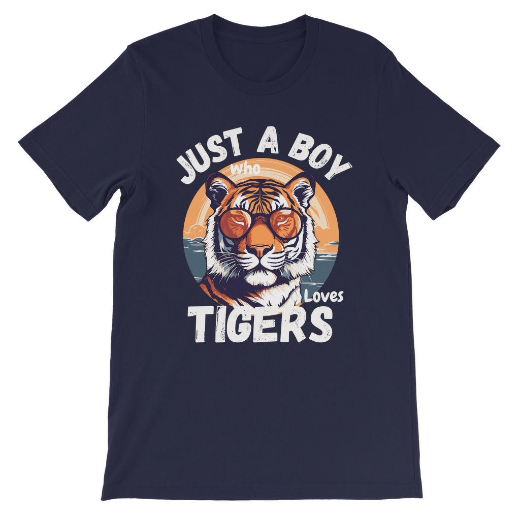 Just a Boy who loves Tigers - Cotton T-shirt | 3 - 13 years